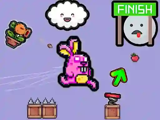 თამაში Cute Rabbit's Challenging Adventure ონლაინ