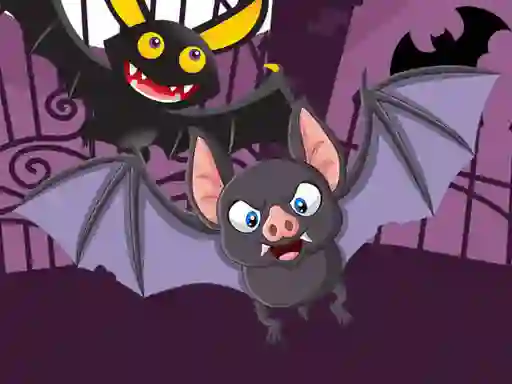 თამაში Scary Midnight Hidden Bats ონლაინ
