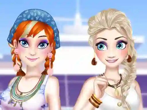 თამაში Ella and Anna Spring Break ონლაინ