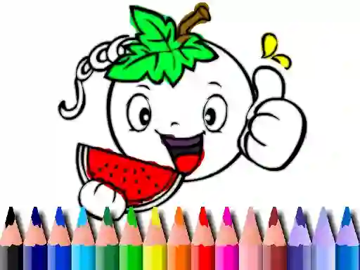 თამაში Back To School: Vegy Coloring Book ონლაინ