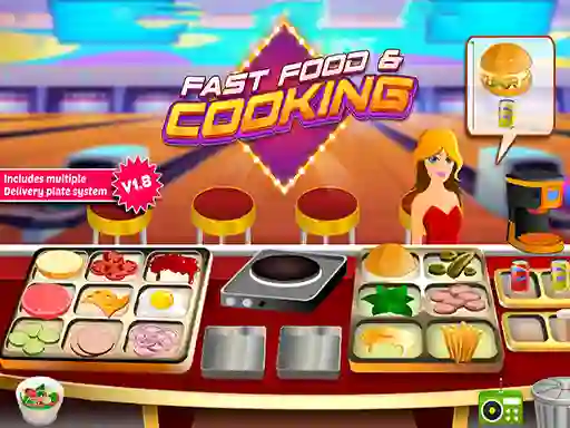 თამაში Fast Food & Cooking ონლაინ