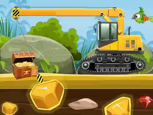 თამაში Gold Truck Crane ონლაინ