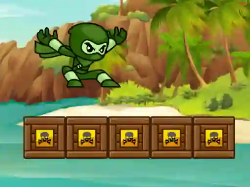 თამაში Green Ninja Run ონლაინ