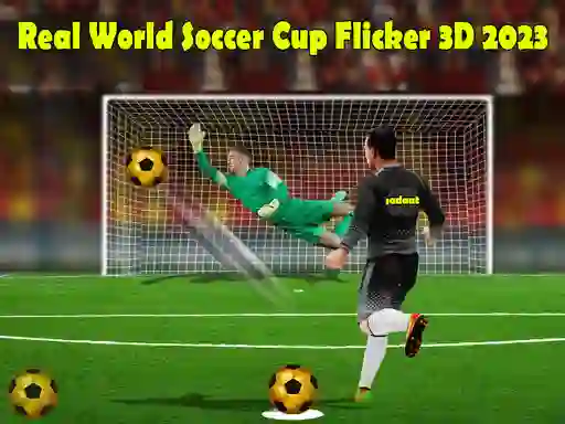 თამაში Real World Soccer Cup Flicker 3D 2023 ონლაინ