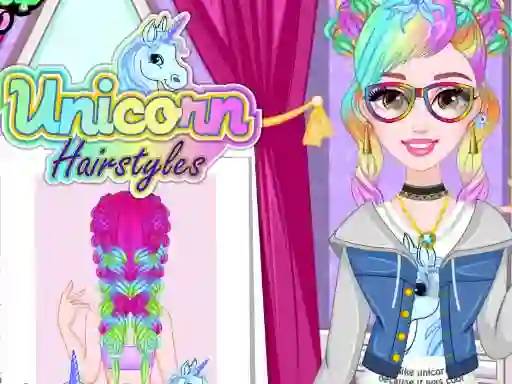 თამაში Unicorn Hairstyles ონლაინ