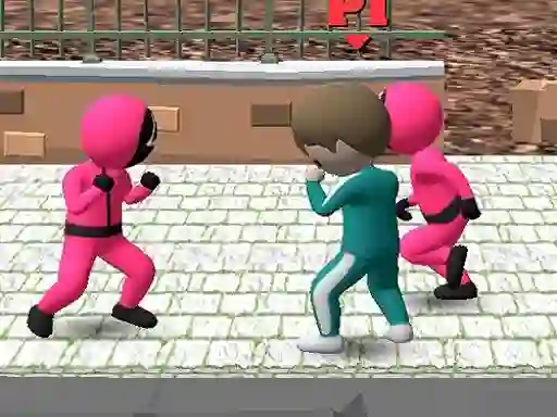 თამაში Squid Game Multiplayer Fighting ონლაინ