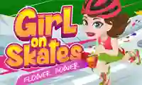 თამაში Girl on Skates: Flower Power ონლაინ