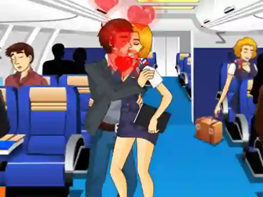 თამაში Air Hostess Kissing ონლაინ