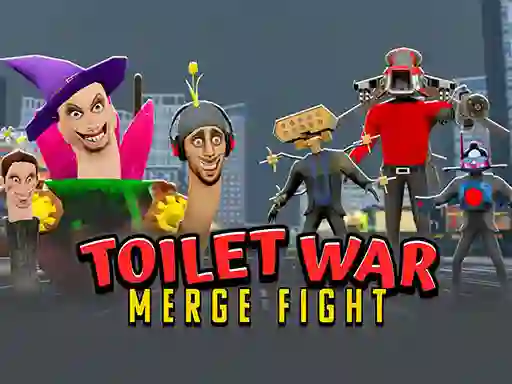 თამაში Toilet War: Merge Skibidi ონლაინ