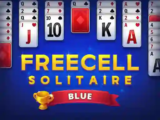 თამაში Freecell Solitaire Blue ონლაინ