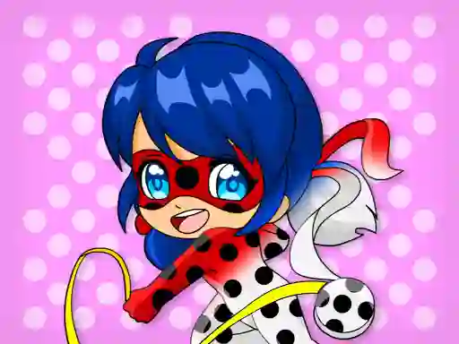 თამაში Chibi Dottedgirl Coloring Book ონლაინ