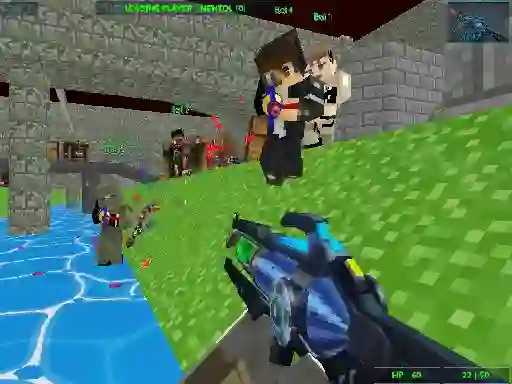 თამაში GunGame Paintball Wars ონლაინ