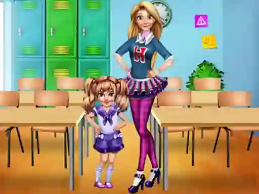 თამაში First Day Of School Preps ონლაინ