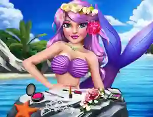 თამაში Princess Mermaid Makeup Style ონლაინ