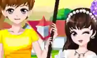 თამაში Romantic Spring Couple ონლაინ