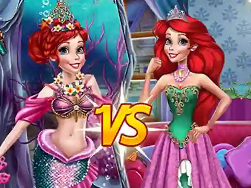 თამაში Mermaid vs Princess ონლაინ