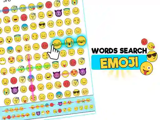 თამაში Word Search Emoji Edition ონლაინ