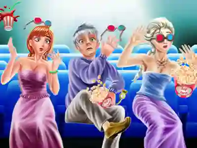 თამაში Ice Family Movie Night ონლაინ