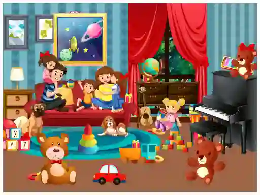 თამაში Hidden Toys ონლაინ