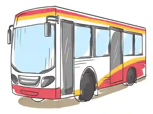თამაში Cartoon Bus Slide ონლაინ