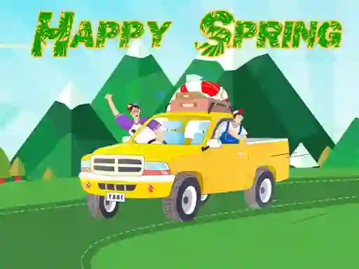 თამაში Happy Spring Jigsaw Puzzle ონლაინ