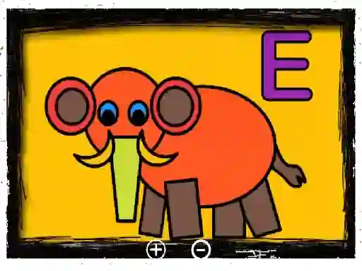 თამაში Easy Kids Coloring Letters ონლაინ
