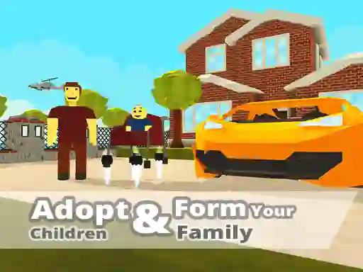 თამაში KOGAMA Adopt Children and Form Your Family ონლაინ