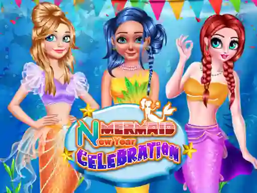 თამაში Mermaid New Year Celebration ონლაინ