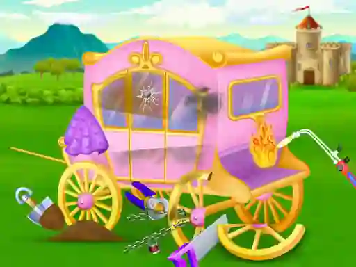 თამაში Princess Castle Cleaning ონლაინ