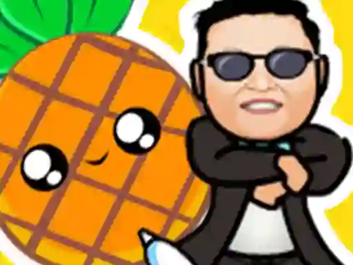 თამაში Pineapple and pen vs gangnam style ონლაინ