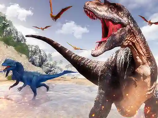 თამაში Deadly Dinosaur Hunter Shooter ონლაინ