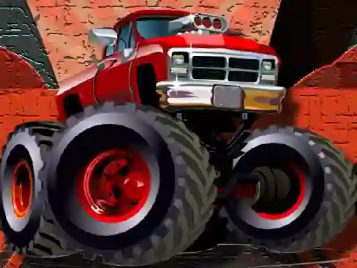 თამაში Crazy Monster Trucks Puzzle ონლაინ