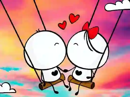 თამაში Spot The Differences Happy Valentines Day ონლაინ