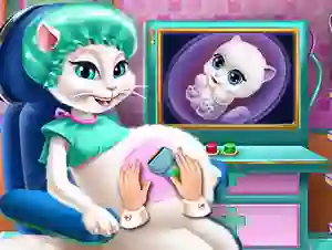 თამაში Kitty Pregnant Check-up ონლაინ