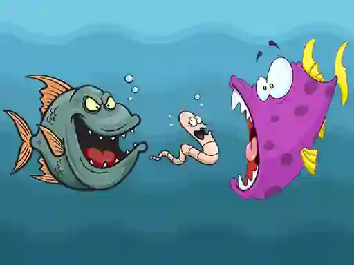 თამაში Angry Fish Coloring ონლაინ