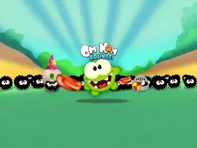 თამაში Om Nom Bounce ონლაინ