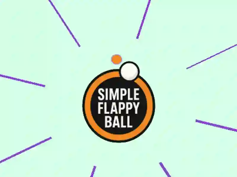 თამაში Simple Flappy Ball ონლაინ