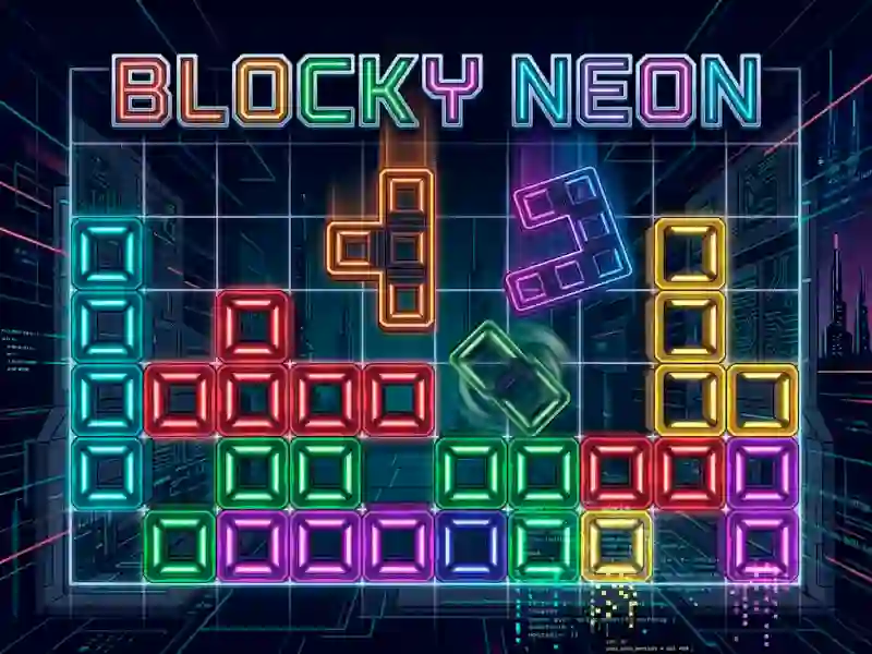 თამაში Blocky Neon ონლაინ