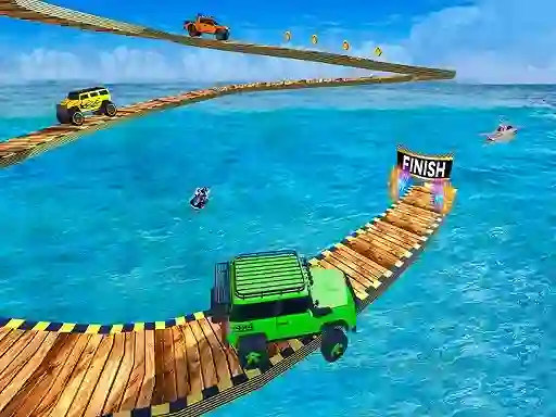 თამაში Impossible Tracks Jeep Stunts Driving ონლაინ