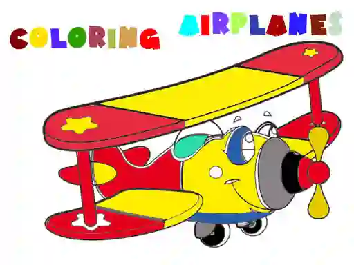თამაში Coloring Book Airplane 2 ონლაინ