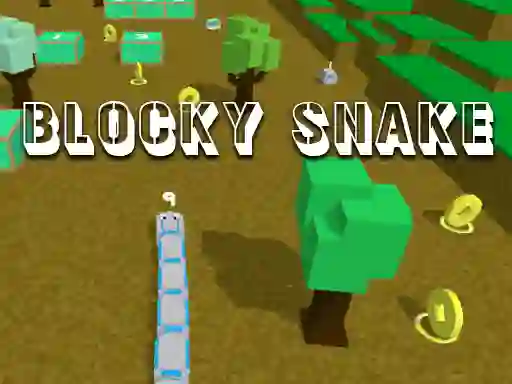 თამაში Blocky Snake ონლაინ