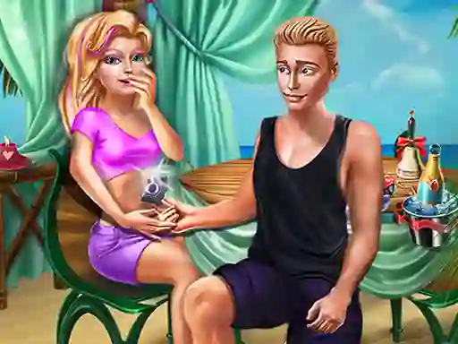 თამაში Ellie Beach Proposal ონლაინ
