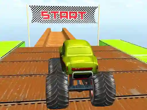 თამაში Mega ramp Monster truck ონლაინ