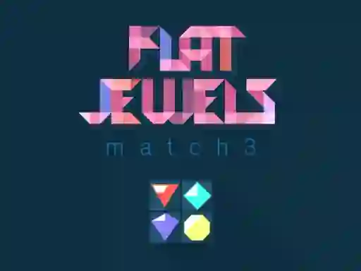 თამაში Flat jewels match 3 ონლაინ