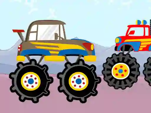 თამაში Fun Monster Trucks Jigsaw ონლაინ