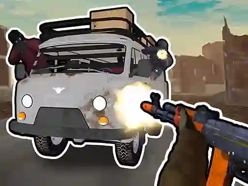 თამაში Road Chase. Shooter Realistic Guns ონლაინ