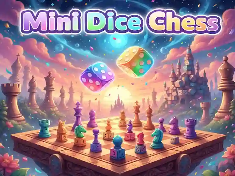 თამაში Mini Dice Chess ონლაინ