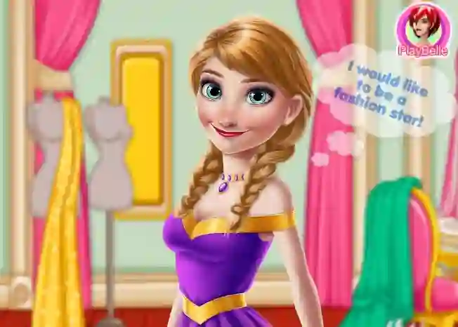 თამაში Ice Princess Modeling Carrer ონლაინ