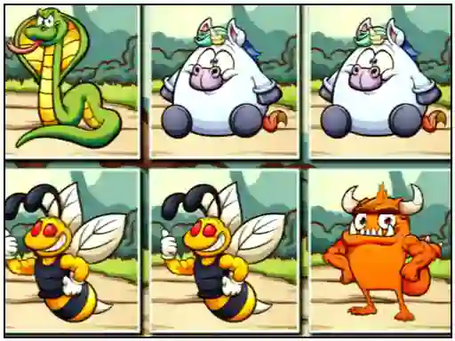 თამაში Animals Memo Match ონლაინ