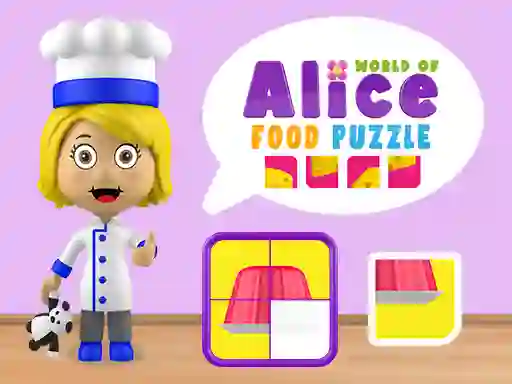 თამაში World of Alice Food Puzzle ონლაინ